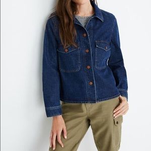 Madewell Denim Shirt Jacket in Hilliard Wash